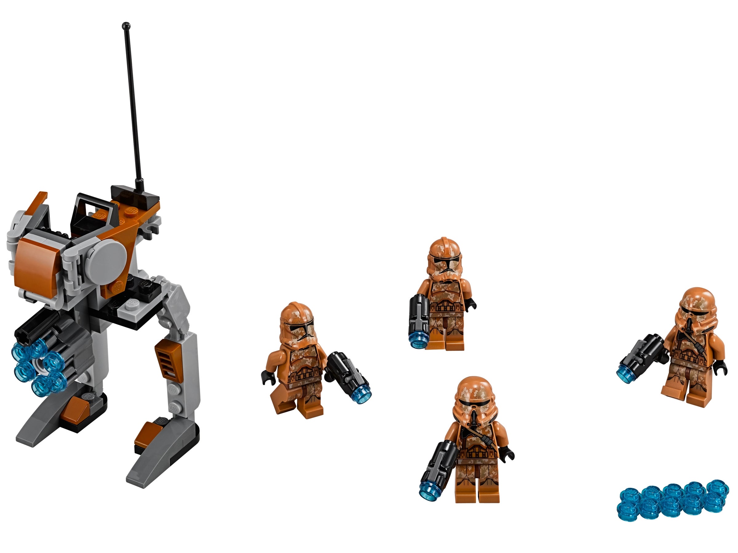 Lego Geonosis Clone Trooper Minifigures Star Wars Battle Pack 75089 Authentic